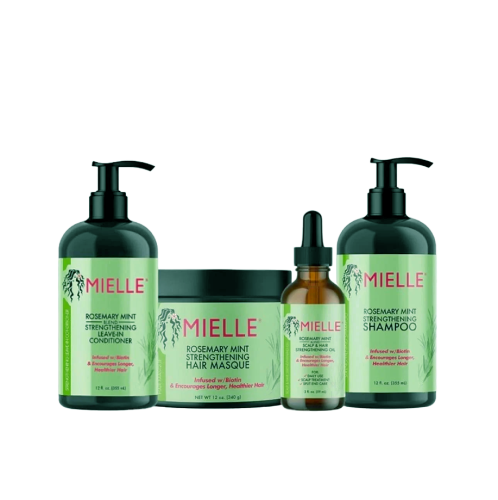 مجموعة ميلي للعناية بالشعر بإكليل الجبل والنعناع: الحل المثالي لشعر صحي ومتألق